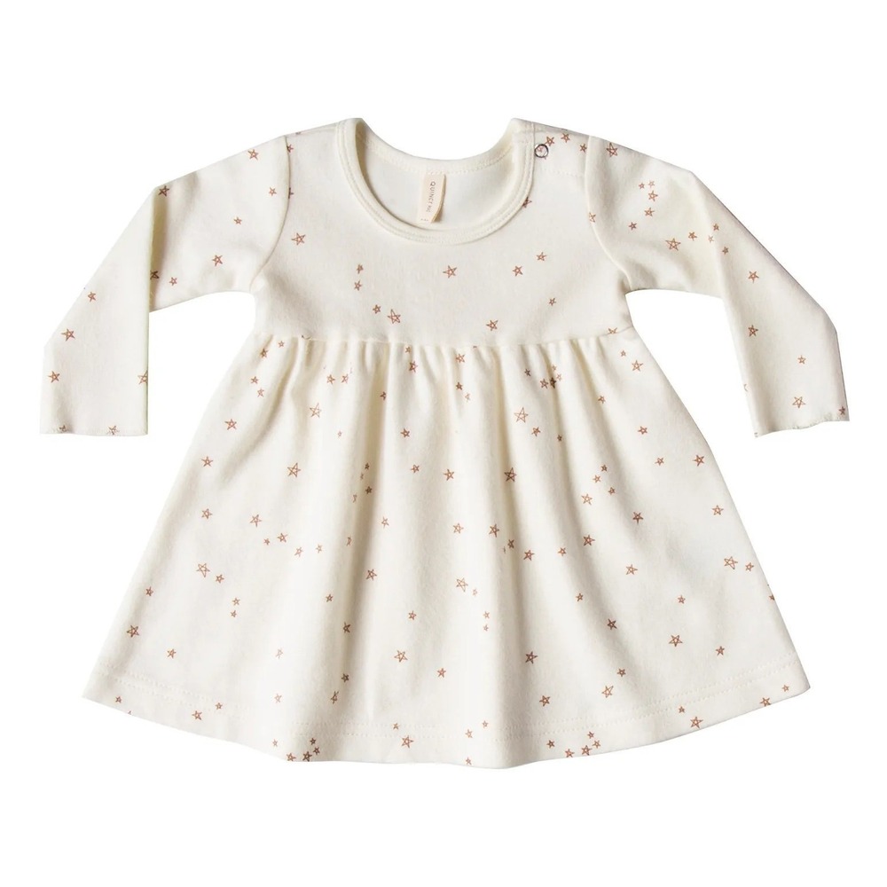 Quincy Mae Star Print Infant Dress Size 0-3 Months